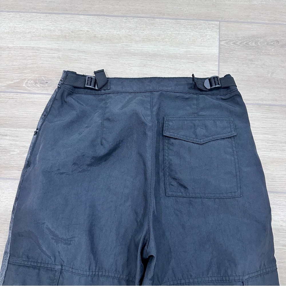 ALEXANDER WANG pack mix hybrid high waisted cargo jeans black size 25 - Picture 9 of 12